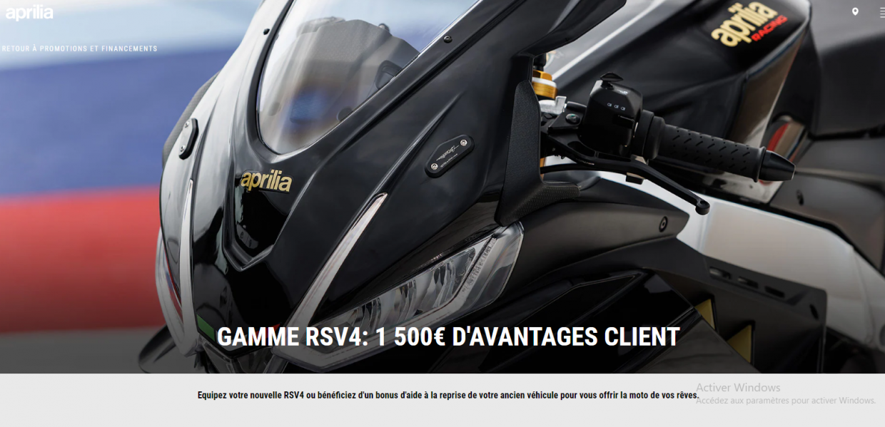 PROMO Spéciale RSV4 